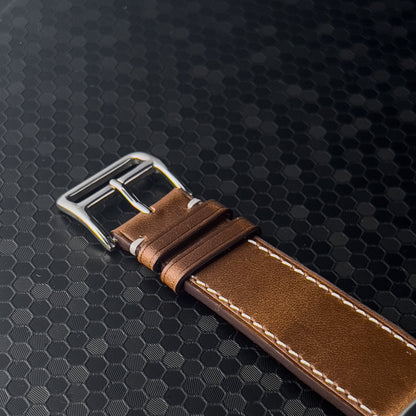 Vegetable Tanned Italian Leather Strap
