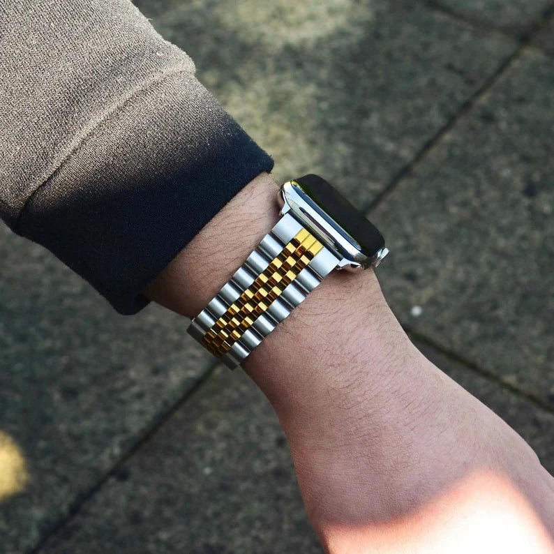 Luxury Stainless Steel Jubilee Bracelet for Apple Watch